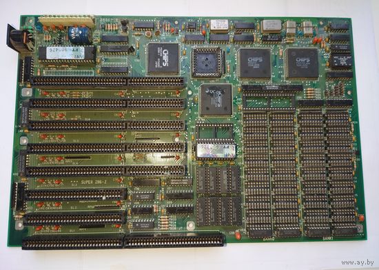 Super 286-Z материнская плата ретро