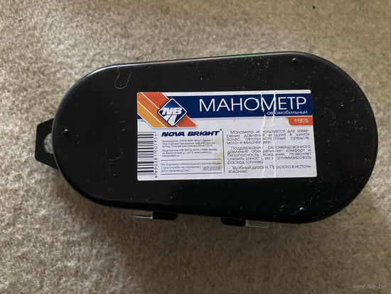 Манометр шинный металлический NOVA BRIGHT
