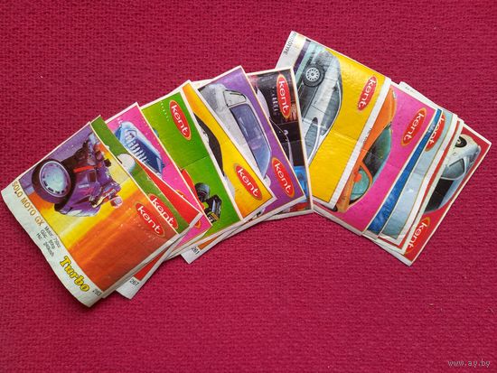 Вкладыши Turbo желтая тонкая. 14 штук.