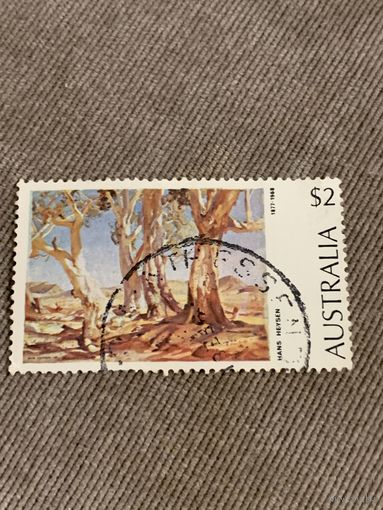 Австралия. Hans Heysen. Марка из серии
