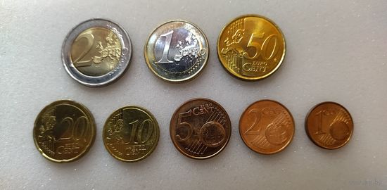 Кипр, евро. набор из 8 монет