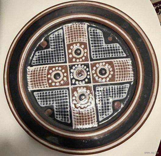 Тарелка декоративная Керамика ЛКСФ УССР Львов