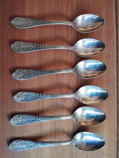 Ложки чайные Классик, мельхиор.  ЗиШ, СССР