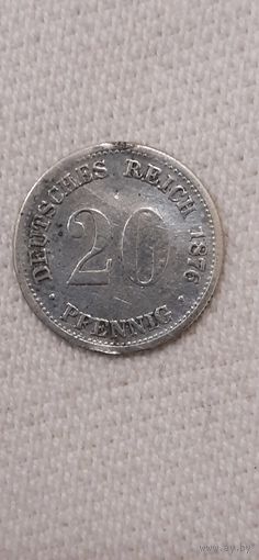 20 пфеннигов 1876, Германия
