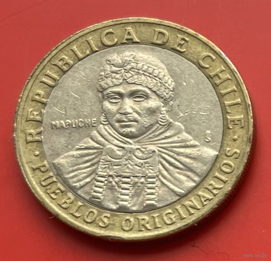 48-06 Чили 100 песо 2004 г.