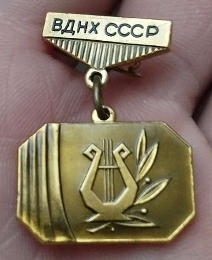 Значок. ВДНХ СССР. Участнику творческого показа