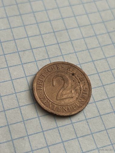 2 пфеннига 1924 года