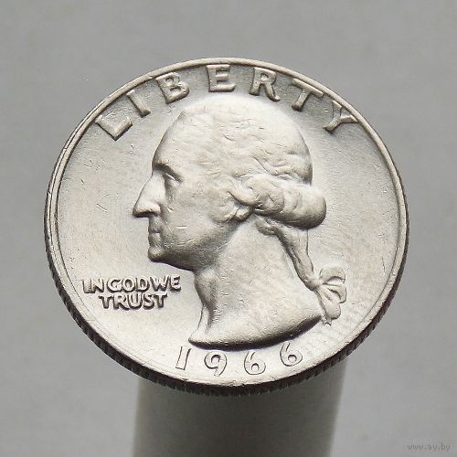 США 25 центов 1966