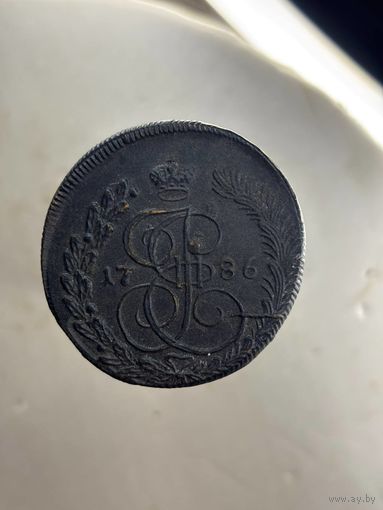 5 КОПЕЕК 1786 КМ (Смотрите другие мои лоты)