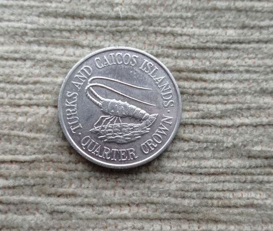 Werty71 Тёркс и Кайкос 1/4 крона 1981