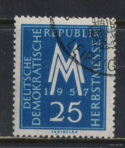 Германия ГДР 1957 Международная выставка Лейпциг Эмблема #597