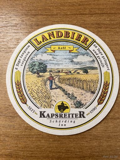 Подставка под пиво Landbier Kapsreiter