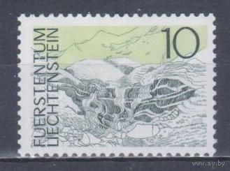 [2431] Лихтенштейн 1972. Ландшафт. MH. 1