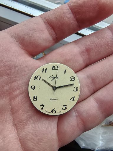 Часы луч ссср, механизм позолота на ходу