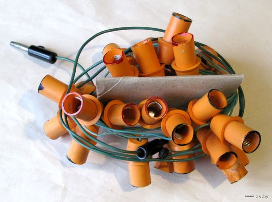 Ёлочная гирлянда из СССР (без лампочек)