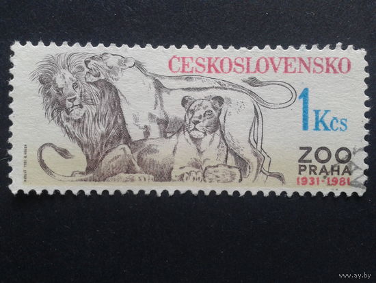Чехословакия 1981 львы