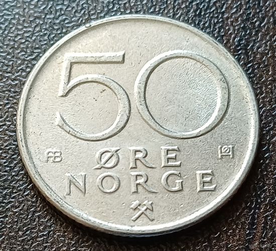 Норвегия 50 эре, 1976    ( 1-6-4 )