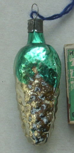 Ёлочная игрушка. Шишка. Д-40.