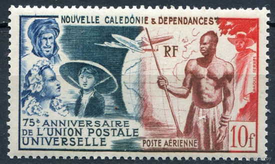 Французская Новая Каледония 1949 **  UPU (Всемирный Почтовый Союз), серия 1 марка