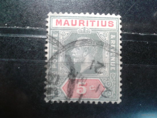 Маврикий, колония Англии, 1915/21. Король Георг V, 5с