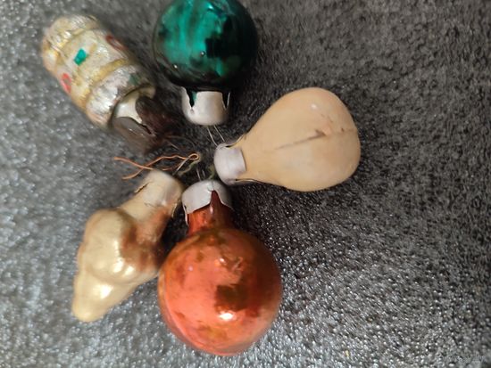 Новогодние игрушки мини для елочки GDR