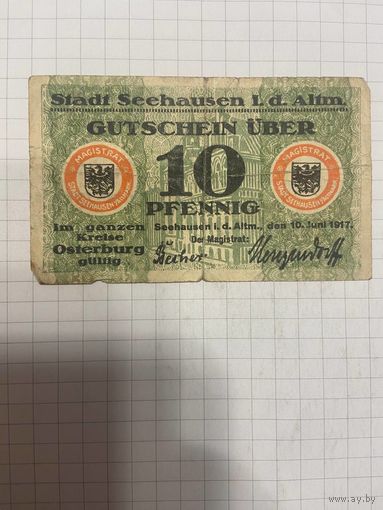 10 пфенингов (нотгельды) г. Германия.-1412-2