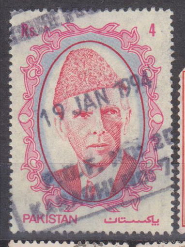 42-я годовщина независимости - Мухаммед Али Джинна известные люди личности Пакистан 1989 год лот 6