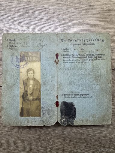 Паспорт 1916г.