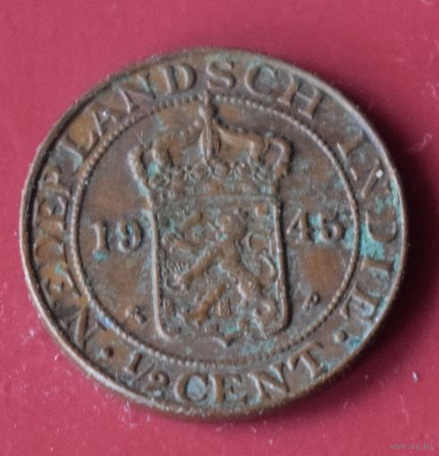 Нидерландская Индия 1945 1/2 цента
