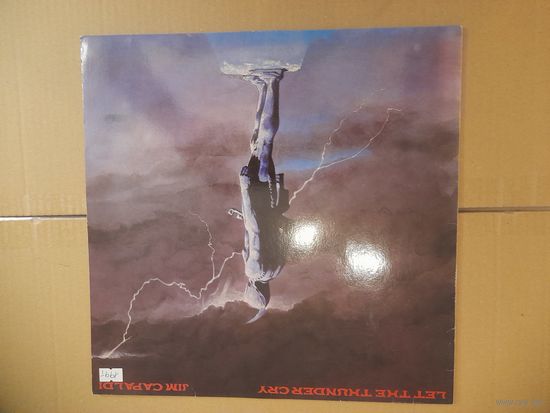 JIM CAPALDI (TRAFFIC)  "LET THE THUNDER CRY" 1981 LP GERMANY EMI 064-64342 A - NM/NM