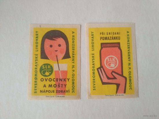 Спичечные этикетки ЧССР. 1962 год