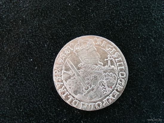 Орт 1622 г. Сигизмунд. С рубля.