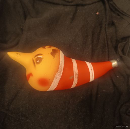 Ёлочная игрушка Буратино 16 см. , редкая .