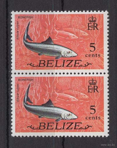 Белиз 1974** Морская фауна Рыбы сцепка