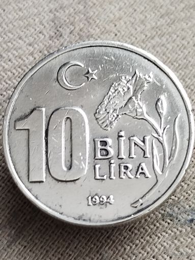 Распродажа -  10 Бин (10000) Лира 1994,Турецкая Республика,Олимпиада