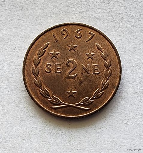 Самоа 1 сене, 1967