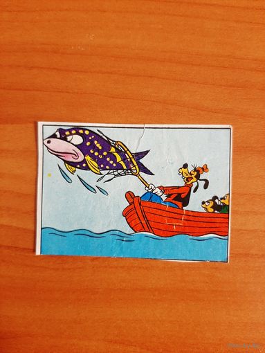 Вкладыш Гуффи Дисней. В коллекцию.