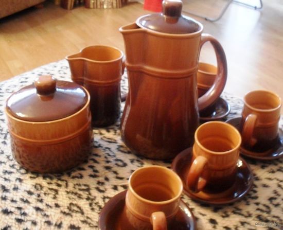 Керамический кофейный сервиз (СССР).