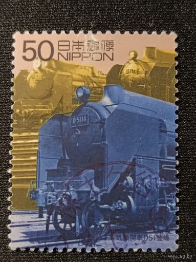 Япония, 2000. Локомотив. Mi-1,6 евро гаш.