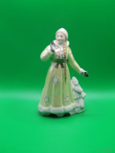 "Снегурочка". МФЗ. МФФЗ. Минский фарфоро-фаянсовый завод. Статуэтка. Оригинал. Ретро СССР.