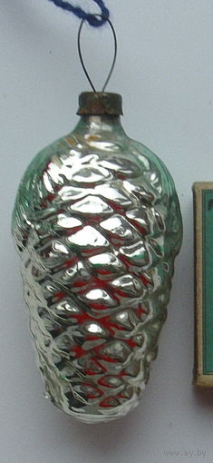Ёлочная игрушка. Шишка. М-42.