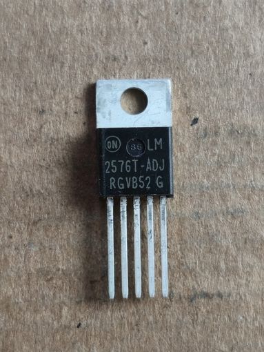 Микросхема LM2576 понижающий DC-DC преобразователь, Uвх=до 60В, Uвых=+3.3В, 3А [TO-220.]