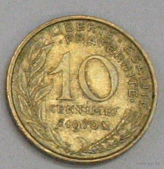 Франция 10 сантимов 1970