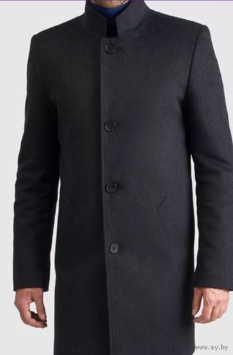 Мужское демисезонное пальто с отстегивающейся подстежкой на молнии