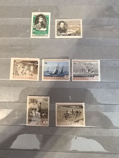 Лот чистых марок СССР 1954-1955 год