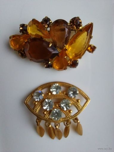 Винтажные броши с рубля.