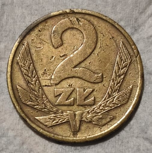 Польша 2 злотых, 1977 (14-8-11)