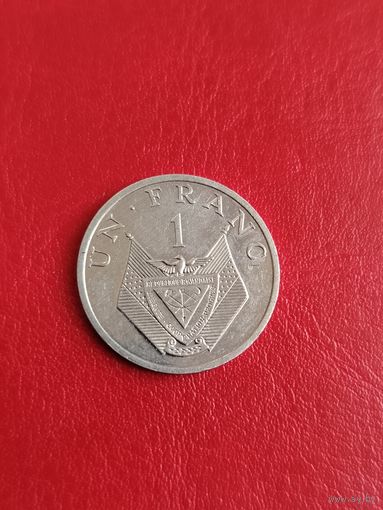 Руанда 1 франк 1985