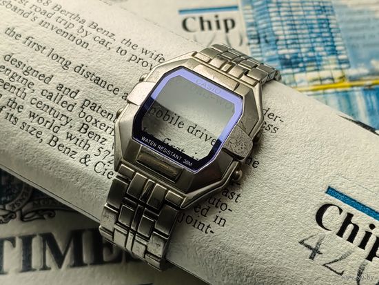 Корпус электронных наручных часов Casio + браслет.