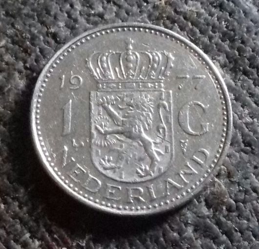 1 гульден, Нидерланды 1977 г.